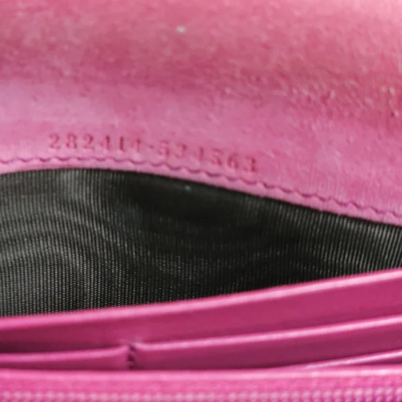 *Authentic**Gucci Soho GG Leather Continental Wallet - Crimson Red - Picture 14 of 16